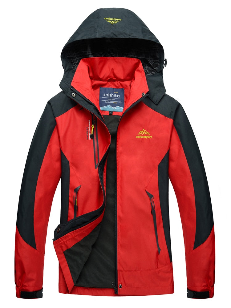 Veste de randonnée coupe-vent imperméable homme, Raincut Full Zip bleu Veste de randonnée coupe-vent imperméable homme, Raincut Full Zip bleu