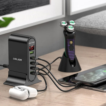 Station charge 5 ports USB pour tout type de produits - Livraison Offerte