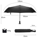 Grand parapluie pliable automatique - Livraison Offerte