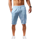 Short sarouel en coton et lin pour homme - Livraison offerte