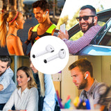 Ecouteurs stéréo Bluetooth 5.0 sans fil avec appels binaural avec boîtier de chargement - Livraison offerte