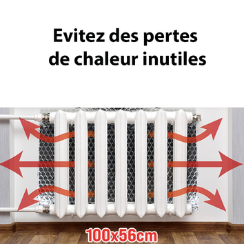 Plaque réflectrice de chaleur pour radiateur - Livraison offerte