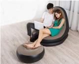 Fauteuil gonflable avec repose-pieds - Livraison offerte