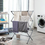 Séchoir à Linge Métallique Pliable et Extensible avec 3 Hauteurs - Livraison offerte