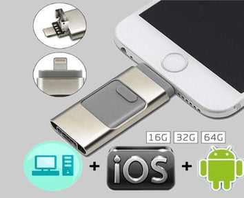 CLÉ USB POUR SMARTPHONE - COMPATIBLE IOS & ANDROID