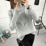 Pull Col roulé pour femme